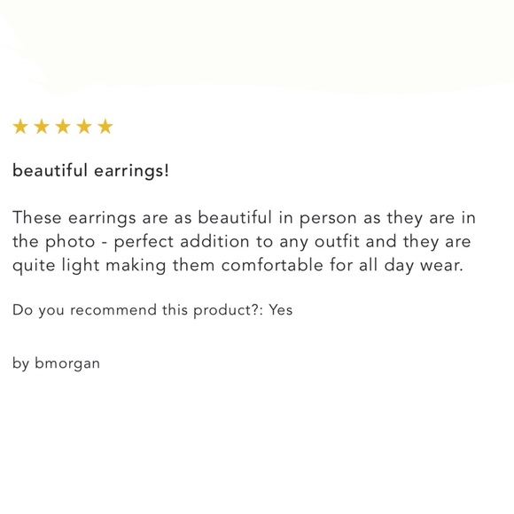 HTF Anthropologie Remy Drop Earrings - Picture 6 of 6